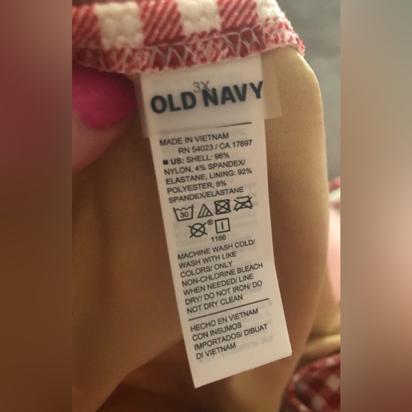 Old Navy 3-piece bikini separates RED WHITE AND BLUE good used condition - Picture 5 of 11